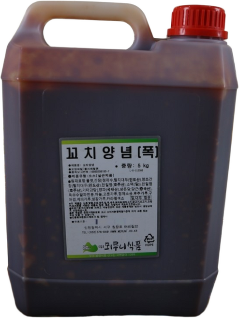 뫼루니식품 직화 닭꼬치양념 폭탄맛 5KG 닭꼬치소스 꼬지소스, 1개