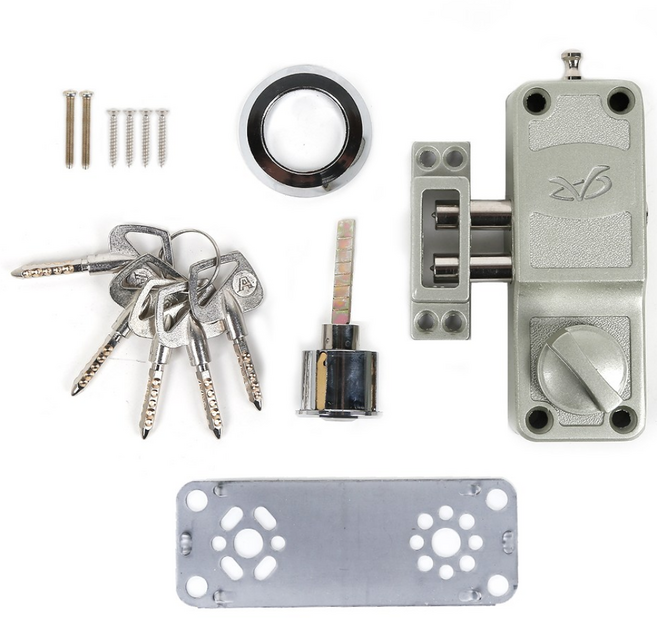 샷시문 보조키 보급형 /도어락/현관문/열쇠키, 1개