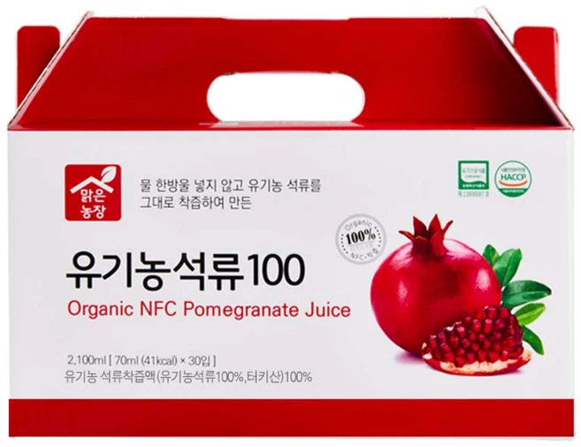 맑은농장 유기농 석류, 2.1L, 1개 - 쿠팡