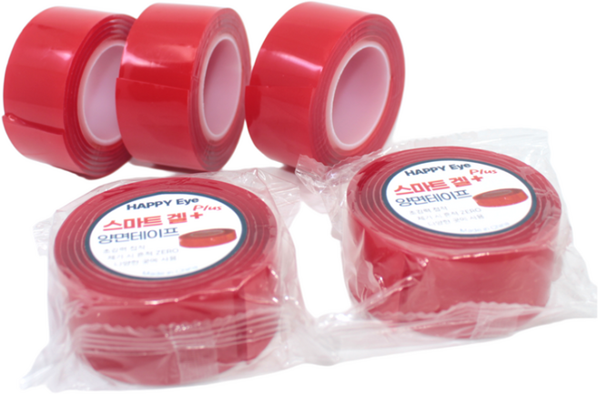 해피아이 스마트겔 양면테이프 폭3cm x 두께2mm(2T) x 길이 1m 초강력 아크릴 폼 나노 실리콘 클리어 겔 양면 젤 테이프, 1개