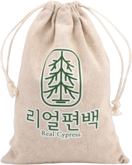 리얼편백 국내산 프리미엄 편백나무큐브 600g + 린넨 마 파우치 + 망주머니 10개, 편백큐브, 1개