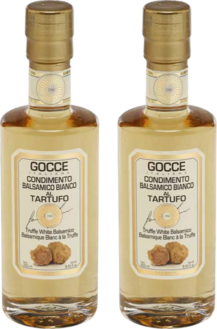 GOCCE 고쎄 콘디멘토 트러플 화이트 발사믹식초, 250ml, 2개