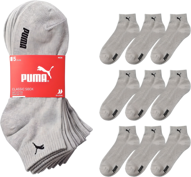 2위 - 푸마 PUMA 남녀공용 크레오라 단목양말 10팩(PACK)