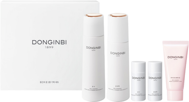 [키트 증정] 동인비 윤 2종 기획세트 (윤수 150ml 윤유액130ml 윤수15ml 유액15ml 폼50ml), 1세트