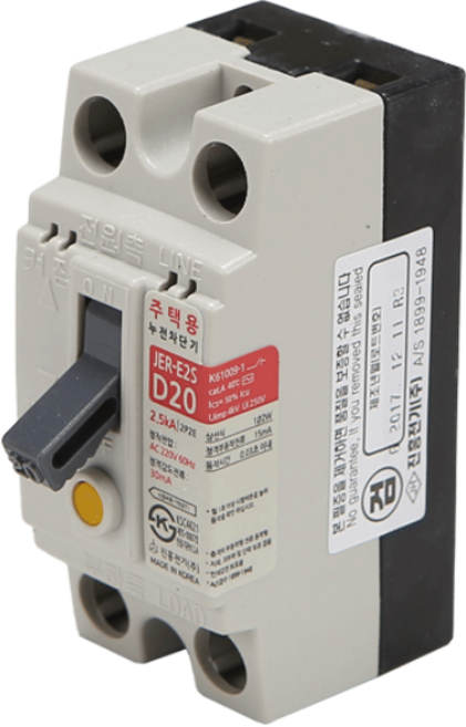 진흥전기 누전차단기, 30A(D32), 주택용, 1개