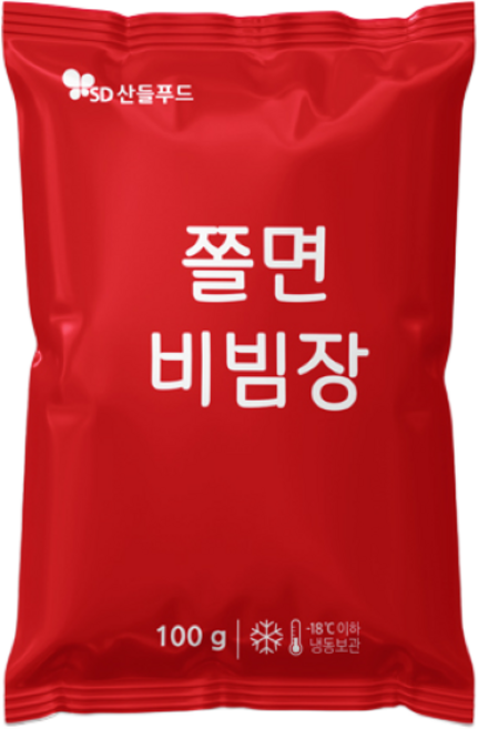 [산들푸드] 새콤달콤 쫄면 양념 비빔장, 25개, 100ml