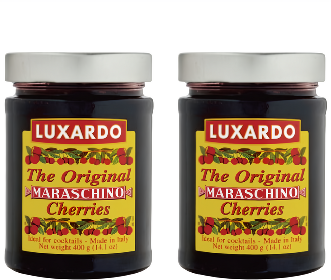 룩사르도 오리지널 마라스키노 체리 400g(꼭지 없음), 400g, 2개