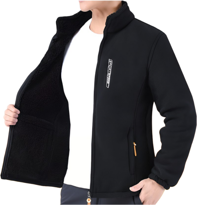 해비츠 남자 기모 후리스 잠바 겨울용 외투