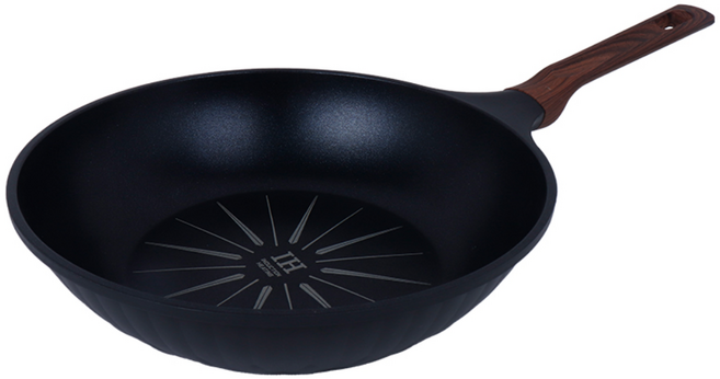 키친아트 IH 인덕션 후라이팬, 1개, 프라이팬 28CM, 블랙