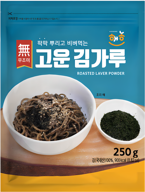 해농 고운 무조미 김가루, 250g, 1개