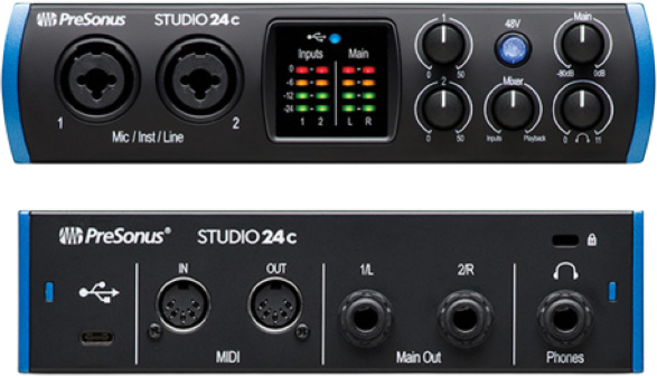 프리소너스 USB 오디오 인터페이스, Studio 24C