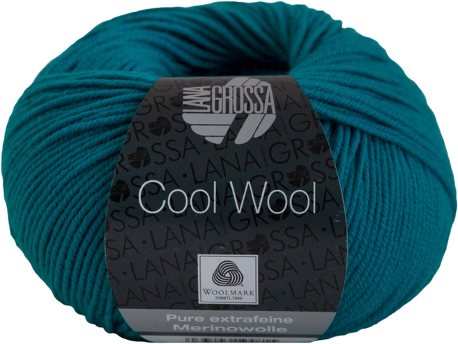 [니트박스 뜨개실] 라나그로사 쿨울 메리노울 털실, 2036.애저블루, 1개