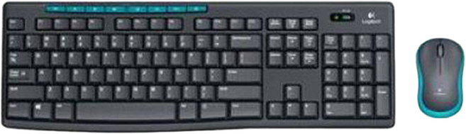 로지텍 무선 키보드 마우스 세트, MK275, 혼합색상, 일반형