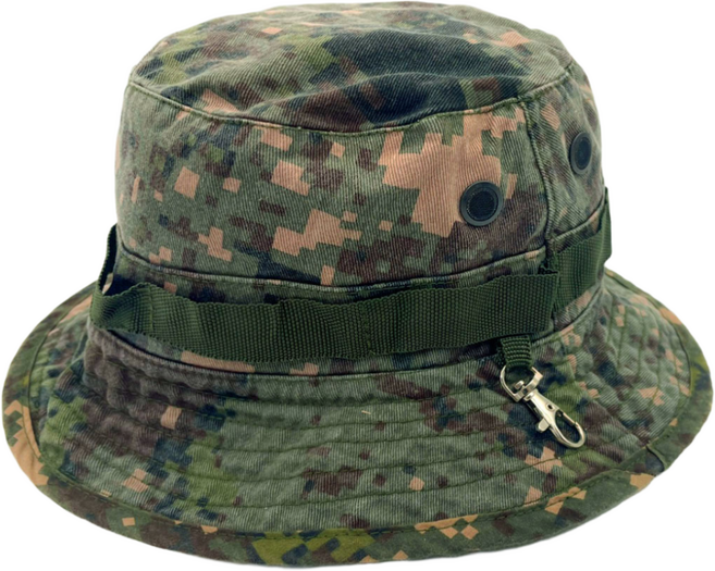 디지털 빈티지 정글모 육군 군인 밀리터리 모자 사파리 낚시 캠핑 등산, 중(M)