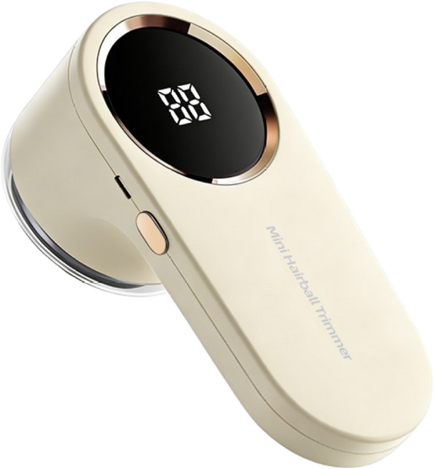 YONIVI 슈퍼파워 보풀제거기 6중커터 휴대용 충전식 본품+커터+케이블+브러쉬, 베이지, 009