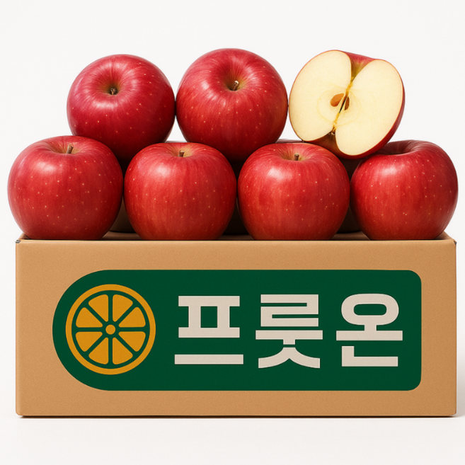 ( 프룻온) 경북 청송 고당도 벌꿀 부사사과, 1개, 중과 5kg