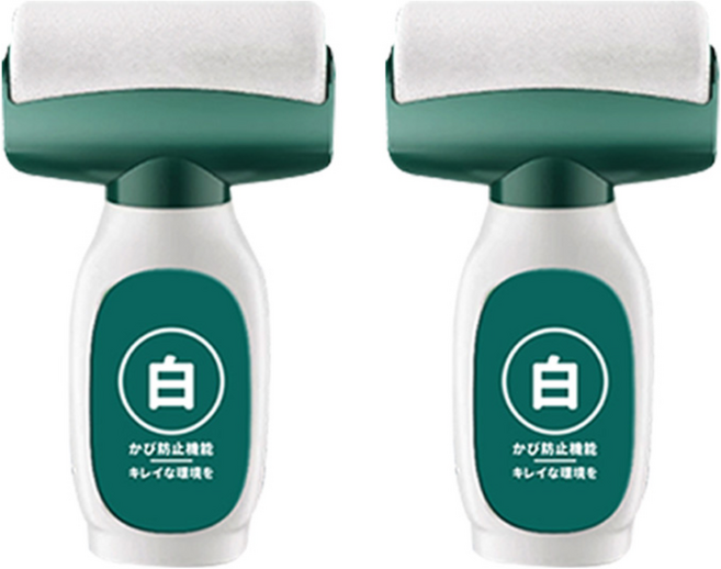 滾筒白牆刷 - 牆壁修補，無甲醛，防黴，不發黃, 百合白, 2套, 300ml
