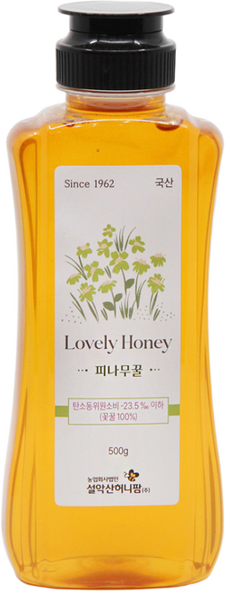 설악산허니팜 자연벌꿀 피나무꿀, 500g, 1개