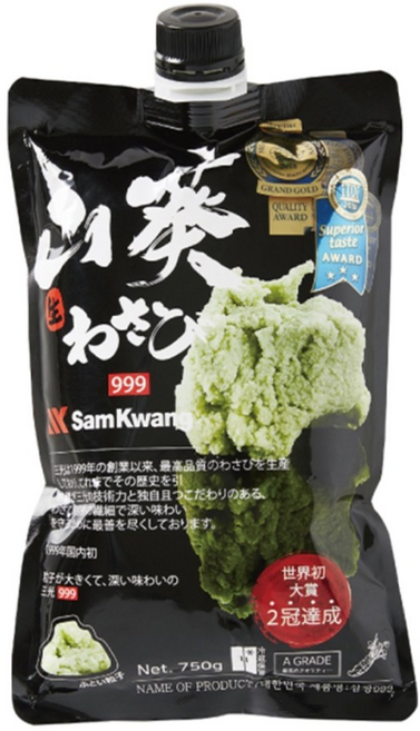 삼광 생와사비 999 750g(블랙)+아이스박스, 750g, 1개