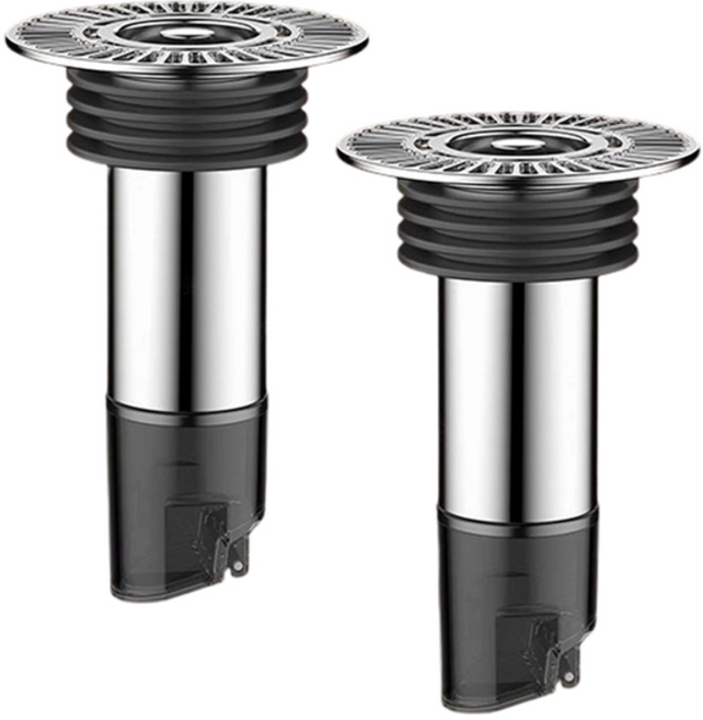 냄새 벌레 제로 화장실 스테인리스 하수구 트랩 자동차단, 2개