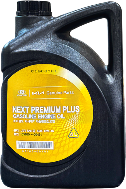 가솔린 승용 엔진오일 MOBIS, 0w16, 1개, 4L