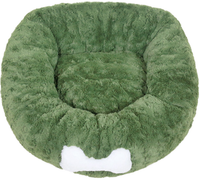 텐바이텐 아페토 펫카시트-도넛킷 L 패브릭캐리어, 카키, 1개