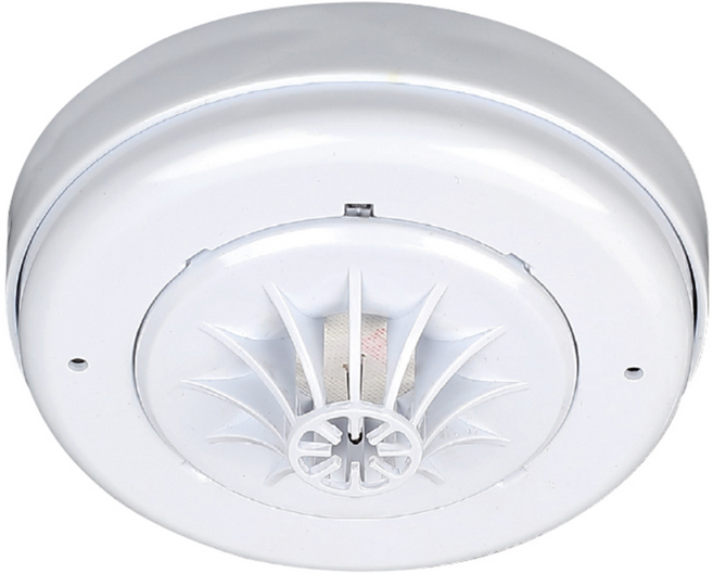 리더스테크 방수형 차동식 스포트형 감지기 습기발생시설 화재감지기 소방 화재예방, 백색, 1개