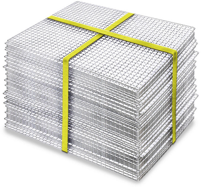 캠핑몽 일회용석쇠 태망 사각 90장 원형 60장 고기불판 캠핑 화로 숯불 바베큐그릴, 90개