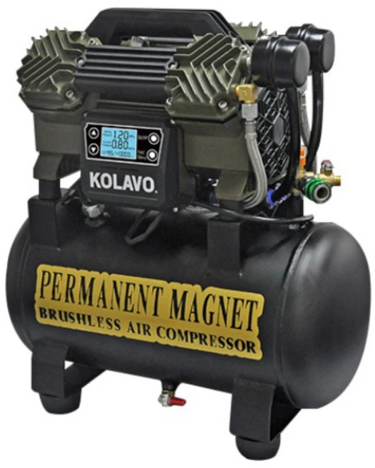 콜라보 브러쉬리스 4HP 17L 에어 콤프레샤 DC886, 1개 - 쿠팡