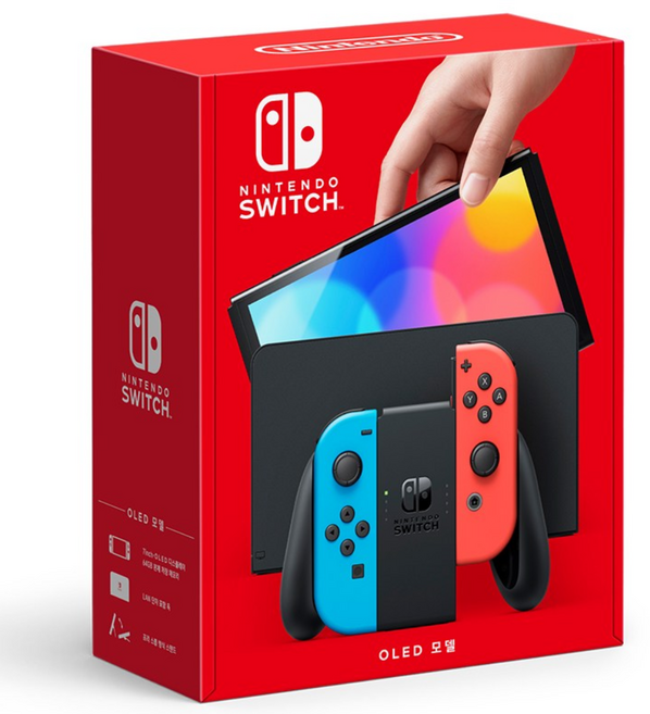 [닌텐도] [본체] 스위치 OLED 네온블루/레드