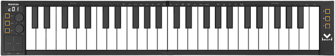MIDIPLUS Vboard 49 미디플러스 49건반 마스터키보드 블루투스 미니 접이식 미디키보드, 혼합