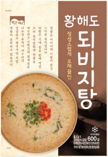 고향 황해도 되비지탕 600g, 1개