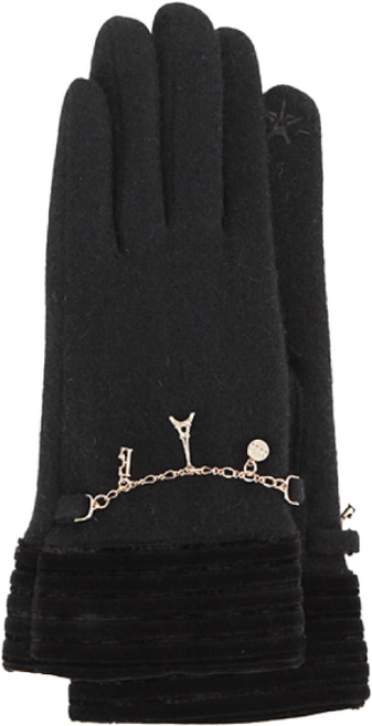 엘르 (여)골지체인(블랙) [순모]_ELW15014_손등폭 9.5CM(케이스 동봉 되지 않습니다)