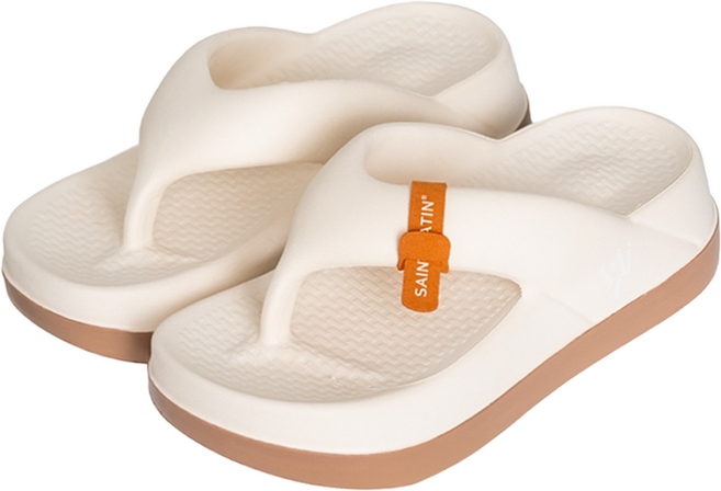 버블 플랫폼 6cm 통굽 배색 쪼리 플립플랍 3color