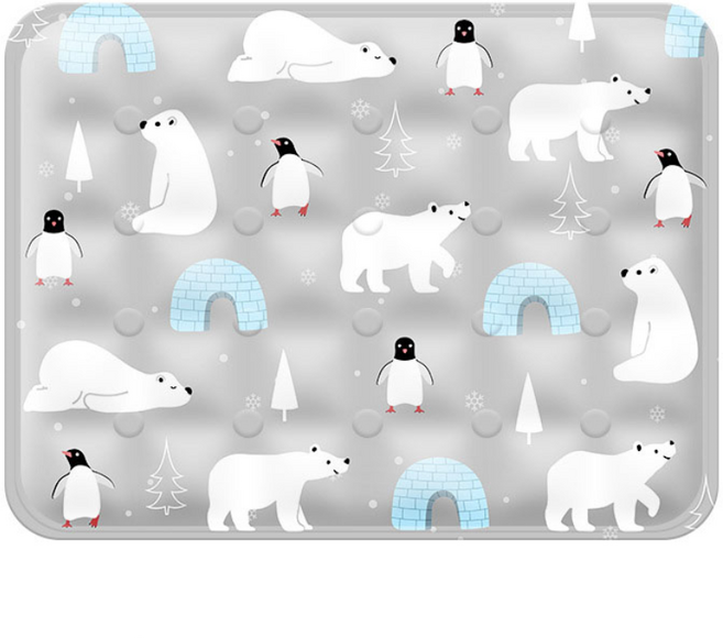 하임하이 반려동물 세척쉬운 양면 쿨매트, 북극, 1개