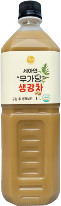 세아연 무가당 생강차 생강청 1L, 1개, 1개입, 1kg