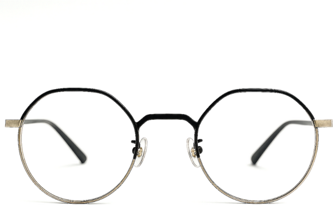 엉클스 국산 다각형 스테인리스 안경테