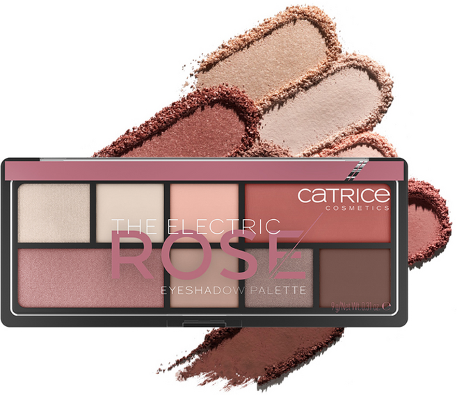 캐트리스 더 아이섀도우 팔레트, 1개, 01 더 일렉트릭 로즈