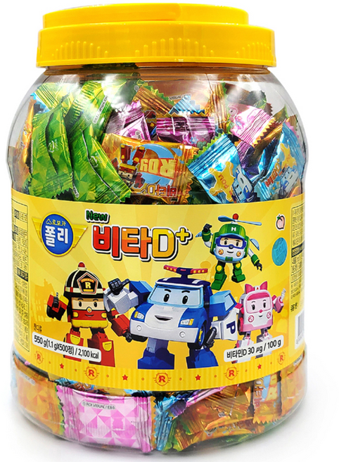 로보카폴리 NEW 비타 D+, 500정, 1개
