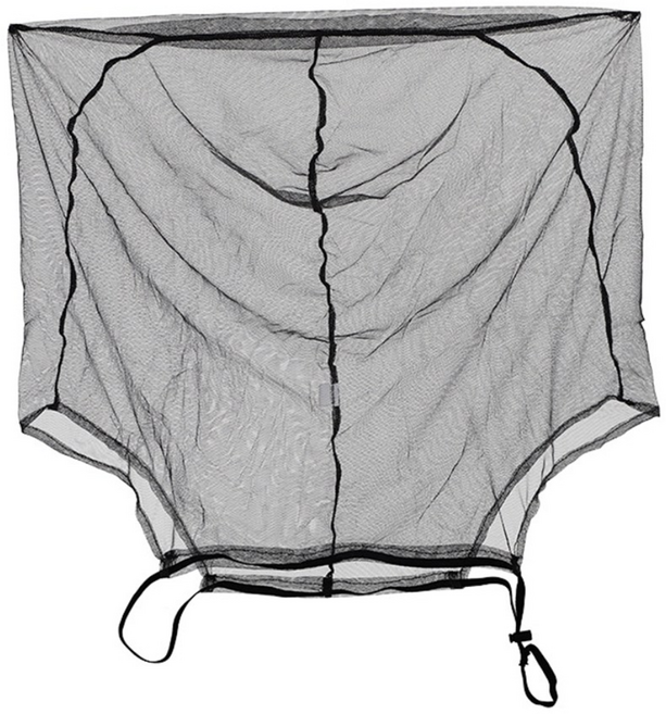 2p 휴대용 얼굴 고정 방충망 모자 망사 낚시 얼굴망 벌초망 양봉, 베이지+검정