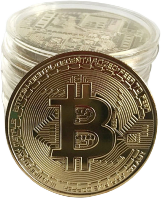 비트코인 대박기원 3종세트, 골드, 1개