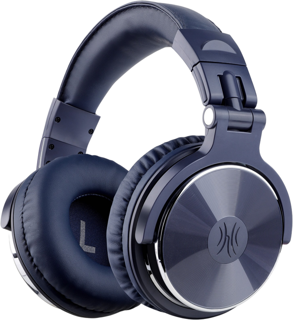 OneOdio Pro10 스튜디오 헤드폰 DJ 레코딩 헤드폰 유선 헤드셋, 다크블루-darkblue