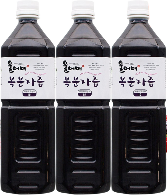 울어매 고창 토종 복분자즙 진액, 1L, 3개