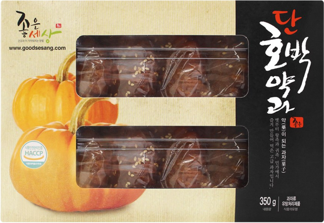 좋은세상 단호박약과, 350g, 1개