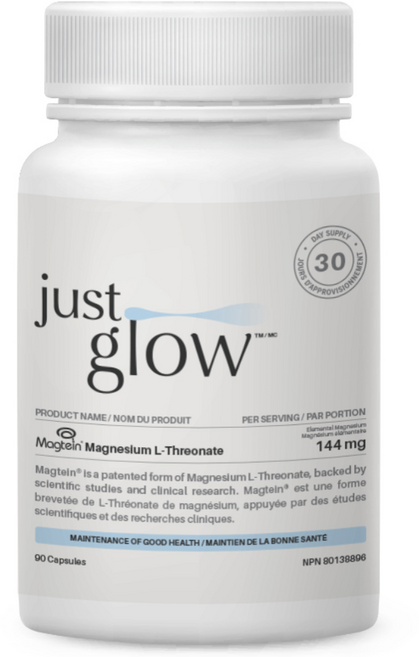 저스트글로우 마그테인 트레온산 마그네슘 L-트레오네이트 베지 캡슐, 1개, 90정