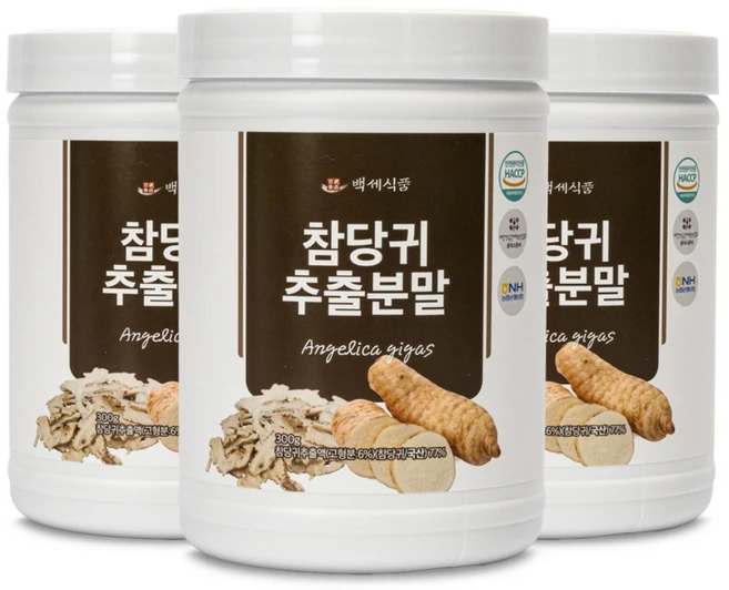 참당귀추출분말 국산 300g HACCP 인증제품, 5개 - 쿠팡