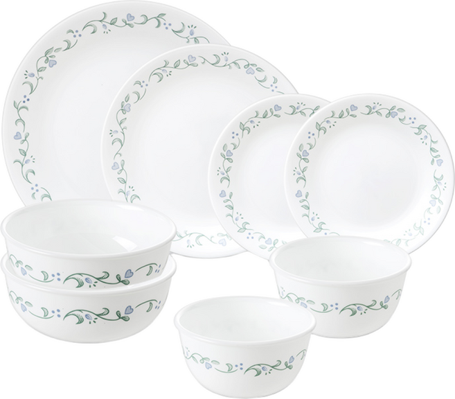 코렐 컨트리커트지 2인 8P 코리안 세트, 혼합, 1세트