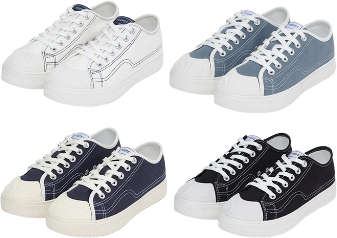 토우펫 초경량 캔버스 커플 스니커즈 / 남녀 공용 3컬러