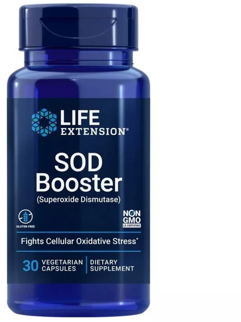 라이프익스텐션 SOD 부스터 수퍼옥시드 디스뮤타제 베지테리안 캡슐, 30정, 1개 - 쿠팡