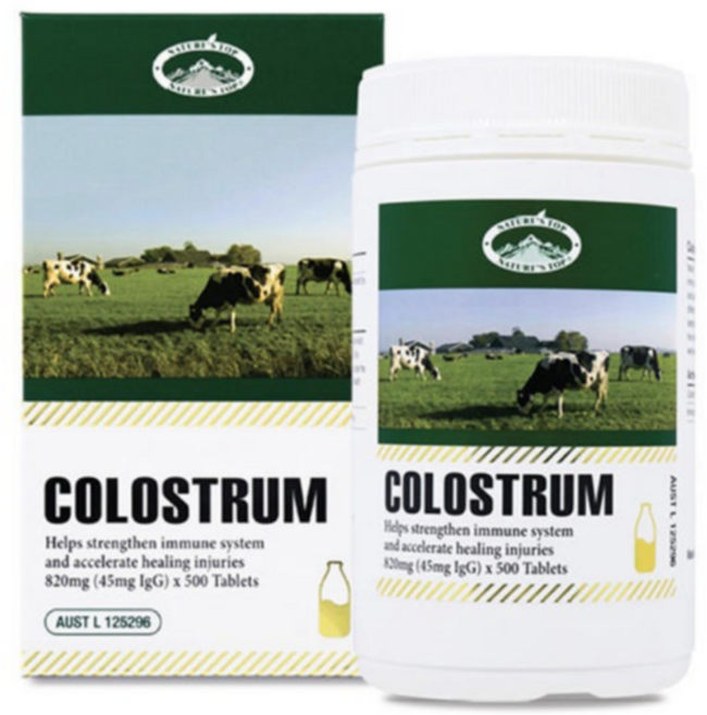 네이쳐스탑 초유 초유단백질 820mg 45mg lgG 500정, 1개